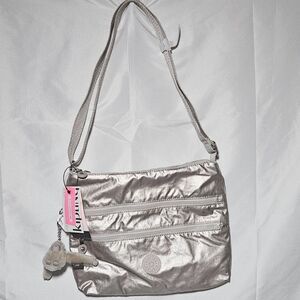 Kipling Alvar Crossbody • Metallic Glow • NWT